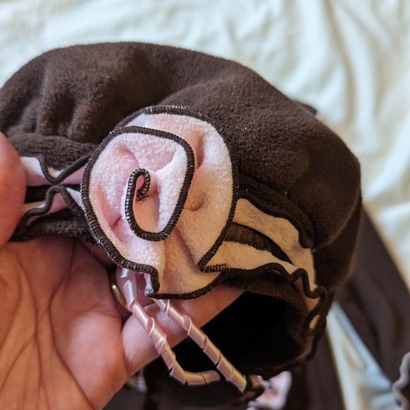 Bonnie Jean sz 2/2T vintage rose brown jacket & tam EUC - Picture 6 of 7